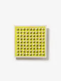 Luis Tomasello, Atmosphere Chromoplastique Jaune, 1967-1969, Acrylic on wood