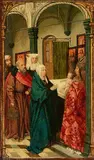 The Presentation of Christ in the Temple by South Netherlandish School late 15th Century, Oil on panel, sold Dec 2020