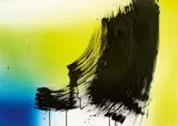 P1973-B16 by Hans Hartung, 1973, Acrylic on card, sold Dec 2020