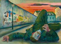 Otto Ritschl, Der Betrunkene, 1924, Oil on canvas