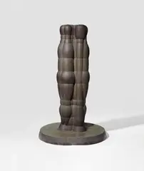 Joannis Avramidis, Mittlere Zweifigurengruppe, 1964, Bronze with grey-green patina. Height approx
