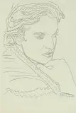 Andy Warhol, Jamie Wyeth, 1976, Graphite on card