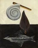 Fisch und Muschel by Ernst Wilhelm Nay, 1932, Oil on canvas, offered Dec 2020