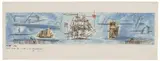 Lyonel Feininger, Trial Sketch for a wall in the "SS Constitution", 1949, Watercolour, coloured chalks, and pen and ink on ivory-coloured wove paper