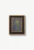 Max Ernst, Judith, 1966, Oil on canvas-covered card, collaged, mounted in two levels, framed