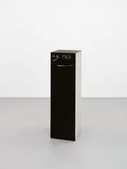 Marcel Broodthaers, Socle, 1967, Oil on coloured plywood