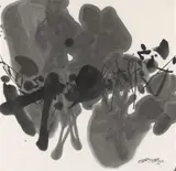 Chu Teh-chun, Untitled, 1999, India ink on paper