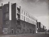 Francis Yerbury, Arbeiterwohnungsbau Tusschendijken, Rotterdam, c. 1922, 2 vintage gelatin silver prints
