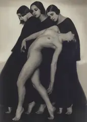 Bewegungsstudie by Rudolf Koppitz, 1925, Vintage gelatin silver print (photo postcard, unposted), sold Dec 2020