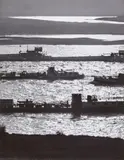 Ludwig Windstosser, Niederrhein bei Duisburg, 1950s, Vintage ferrotyped gelatin silver print on Leonar paper