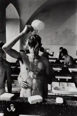 Berührung. Mike, der sich wäscht, Schule Schloss Salem by Will McBride, 1963, Gelatin silver print, printed later, sold Dec 2020