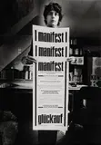 Bernd Jansen, Ferdinand Kriwet, Düsseldorf, 1968, Vintage ferrotyped gelatin silver print