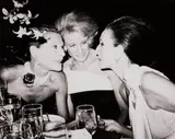 Roxanne Lowit, Nan Kempner, Fran Stark and Jaqueline de Ribes. The Metropolitan Opera's 100th Anniversary, New York City, 1984, Gelatin silver print