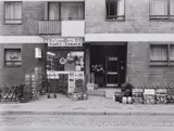 Tata Ronkholz, Rosmarinstr. 30, Düsseldorf-Flingern, 1979, Ferrotyped gelatin silver print on Agfa paper