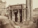 James Anderson, Arch of Septimius-Severus, Roman Forum, c. 1853 - 1855, Albumen print