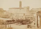 Tommaso Cuccioni, Roman Forum with the Capitol, 1856/1857, Albumen print