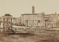 James Anderson, Roman Forum, View to the Capitol, 1850 - 1852, Albumen print, printed c.