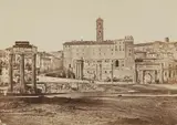 James Anderson, Roman Forum, View to the Capitol, 1850 - 1852, Albumen print, printed c.