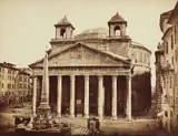 Angelo und Giacomo Luswergh, Pantheon, c. 1855, Albumen print