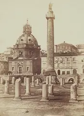 James Anderson, Trajan's Forum, 1850 - 1855, Albumen print