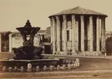 Tommaso Cuccioni, Temple of Vesta, c. 1860, Albumen print