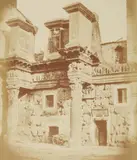 Robert Turnbull Macpherson, Colonnade, Forum of Nerva, 1853 - 1855, Albumen print