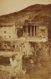 attributed to Giacomo Caneva, Temple of Vesta, Tivoli, 1852 - 1855, Albumenized salt print from paper negative
