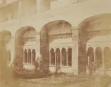 Giacomo Caneva, Cloister, Basilica of St. John Lateran, c. 1850 - 1852, Salt print from paper negative