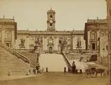 Angelo und Giacomo Luswergh, Capitoline Hill, c. 1858 - 1860, Albumen print