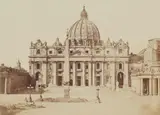 Henri Beguin, St. Peter's Basilica, 1855 - 1856, Albumenized salt print
