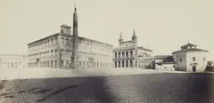 Robert Turnbull Macpherson, Piazza San Giovanni in Laterano, 1863 - 1871, Albumen print