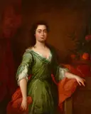 circle of Michael Dahl, Portrait of a Lady in a Green Dress, Oil on canvas