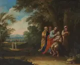 Flemish School 17th century, Christ Blessing a Pilgrim
Christ Healing a Blind Woman