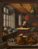 Daniel Fröschl, Saint Jerome in his Study, Oil on panel