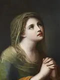 Young Woman at Prayer by follower of Jean-Baptiste Greuze, Oil on canvas (relined), offered Nov 2020