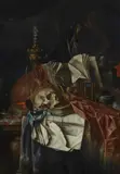 Vanitas Still Life by in the manner of Franciscus Gysbrechts, Oil on canvas, offered Nov 2020