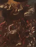 Venetian School around 1600, The Adoration of the Shepherds, Oil on canvas (relined)