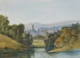 William Callow, View of an English Town by a River