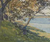 Max Clarenbach, On the Banks of the Rhine