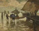 Ludwig Dill, Fishers Washing their Nets