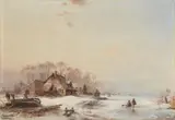 Carl Hilgers, Winter Landscape