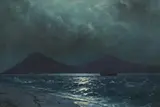 attributed to Kalmykov, Off the Crimean Coast, Oil on canvas (relined)