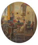 Gotthardt Kuehl, The Artist's Living Room