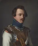 Portrait of a Gentleman in Uniform by in the manner of Franz Krüger, Oil on canvas, sold Nov 2020