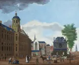 Netherlandish School, 19th century, Amsterdam, Oil on panel (parquetted)
