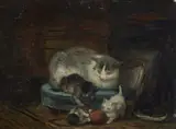 Henriëtte Ronner-Knip, Cats Playing