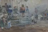 Carl Rüdell, At the Kirmes