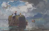 Josef Wopfner, Hay Boat on Chiemsee