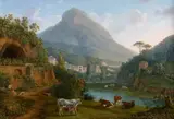 Jacob Philipp Hackert, View of Molina in the La Cava Valley and the Monte San Liberatore