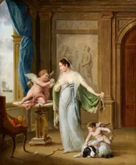 Pieter Fontijn, Allegory of Love, Oil on panel